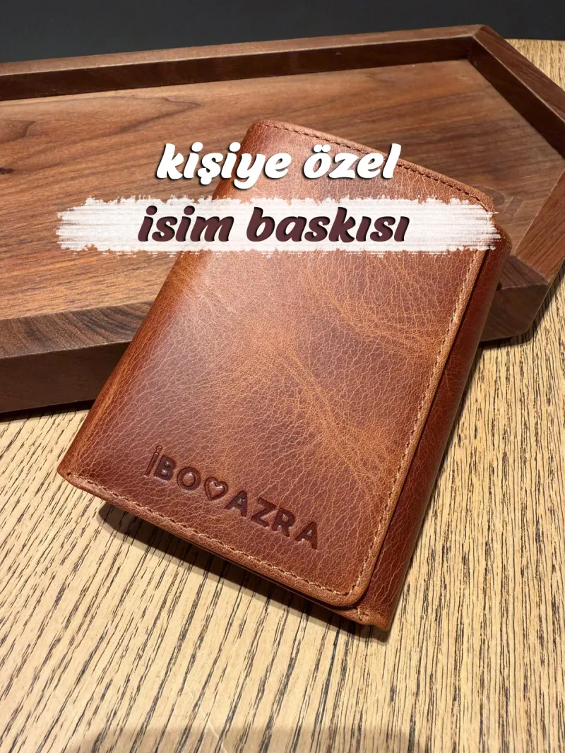 Mıknatıslı Kilitli Hakiki Deri Cüzdan - Kırmızı